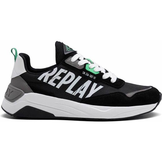 REPLAY TENNET SIGN RS6I0011T OFF-WHITE SNEAKERS