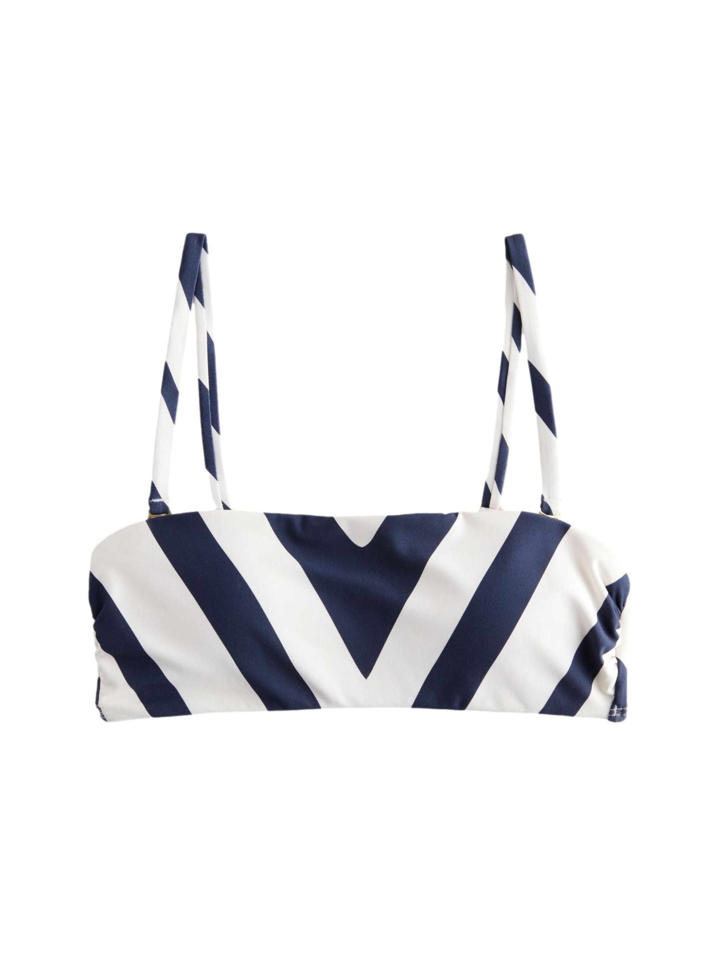 Next Τοπ μπικίνι ναυτικό μπλε / λευκό