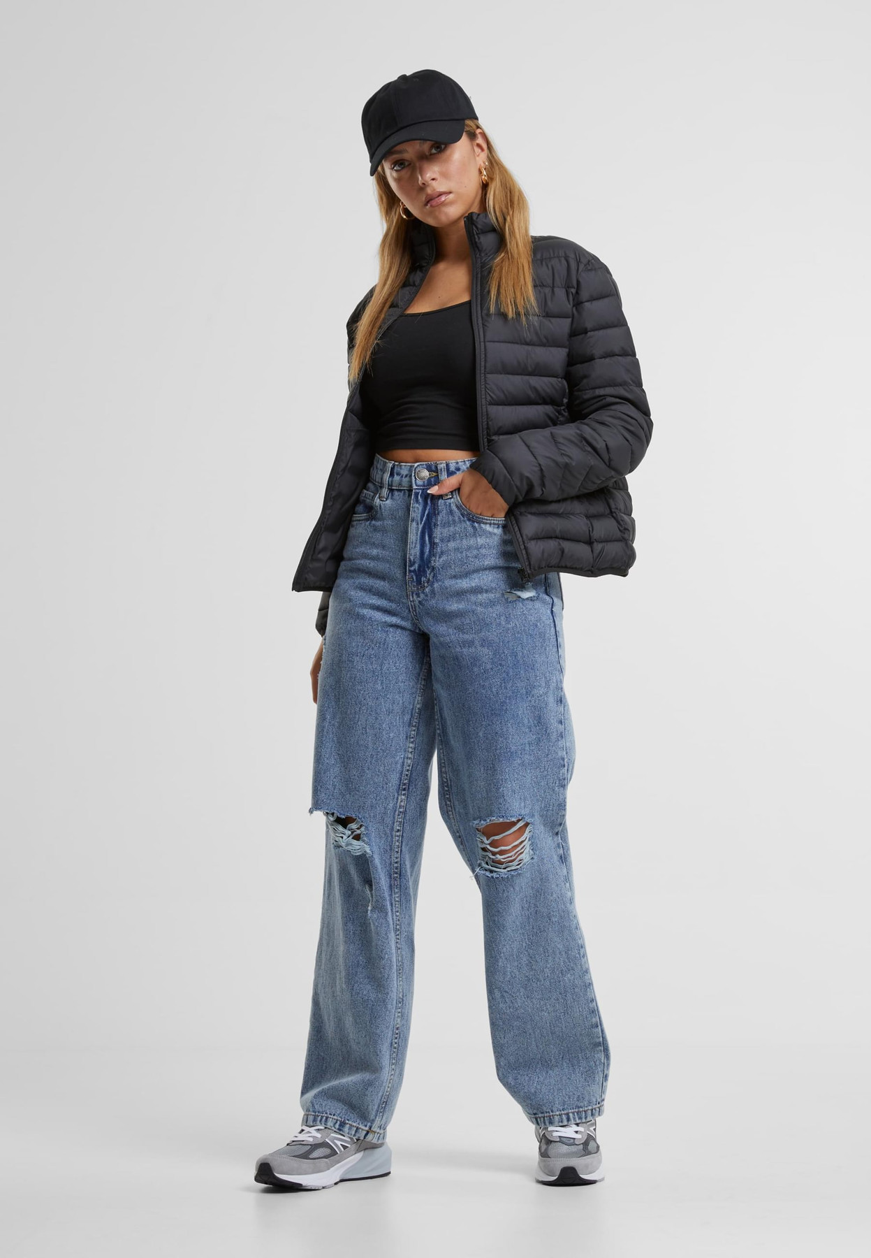 Urban Classics Φθινοπωρινό και ανοιξιάτικο μπουφάν μαύρο