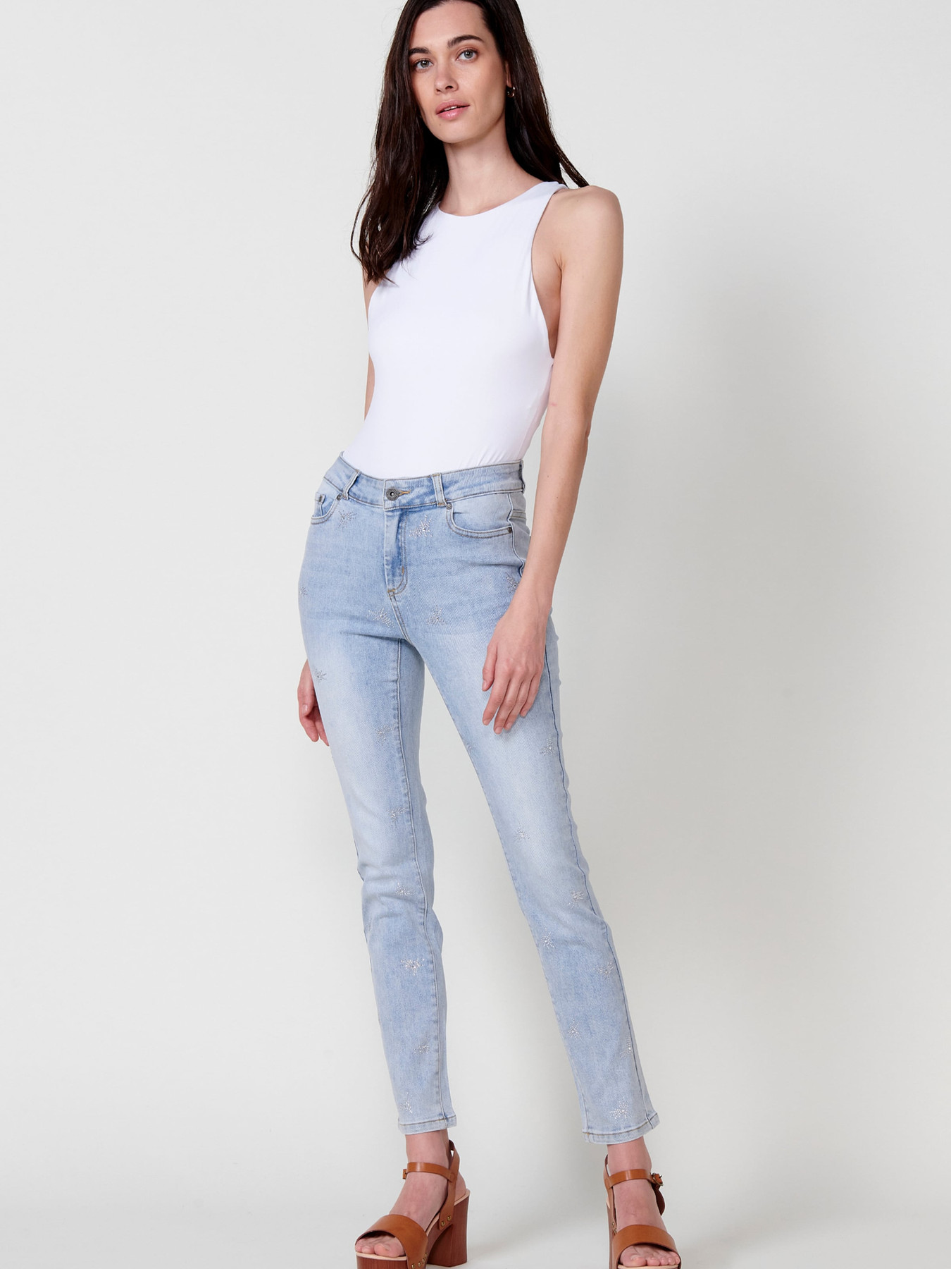 KOROSHI Τζιν γαλάζιο