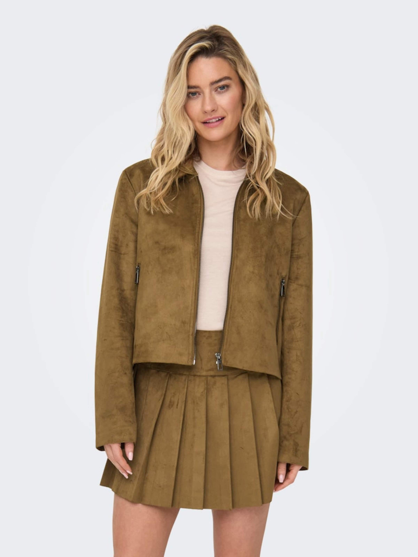 ONLY Φθινοπωρινό και ανοιξιάτικο μπουφάν 'ONLTulip' καραμέλα