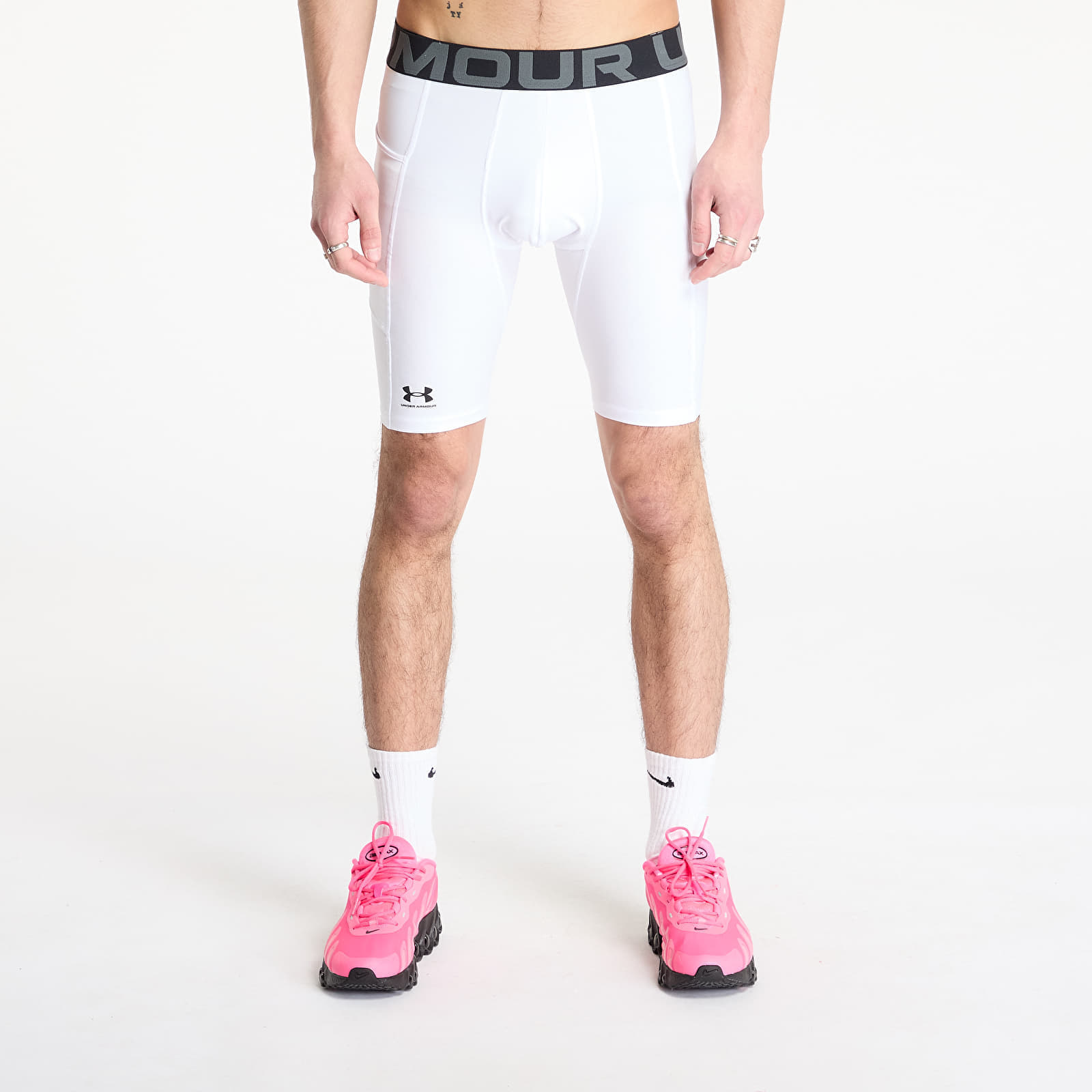 Σορτς Under Armour Hg Armour Long Shorts White/ Black XS