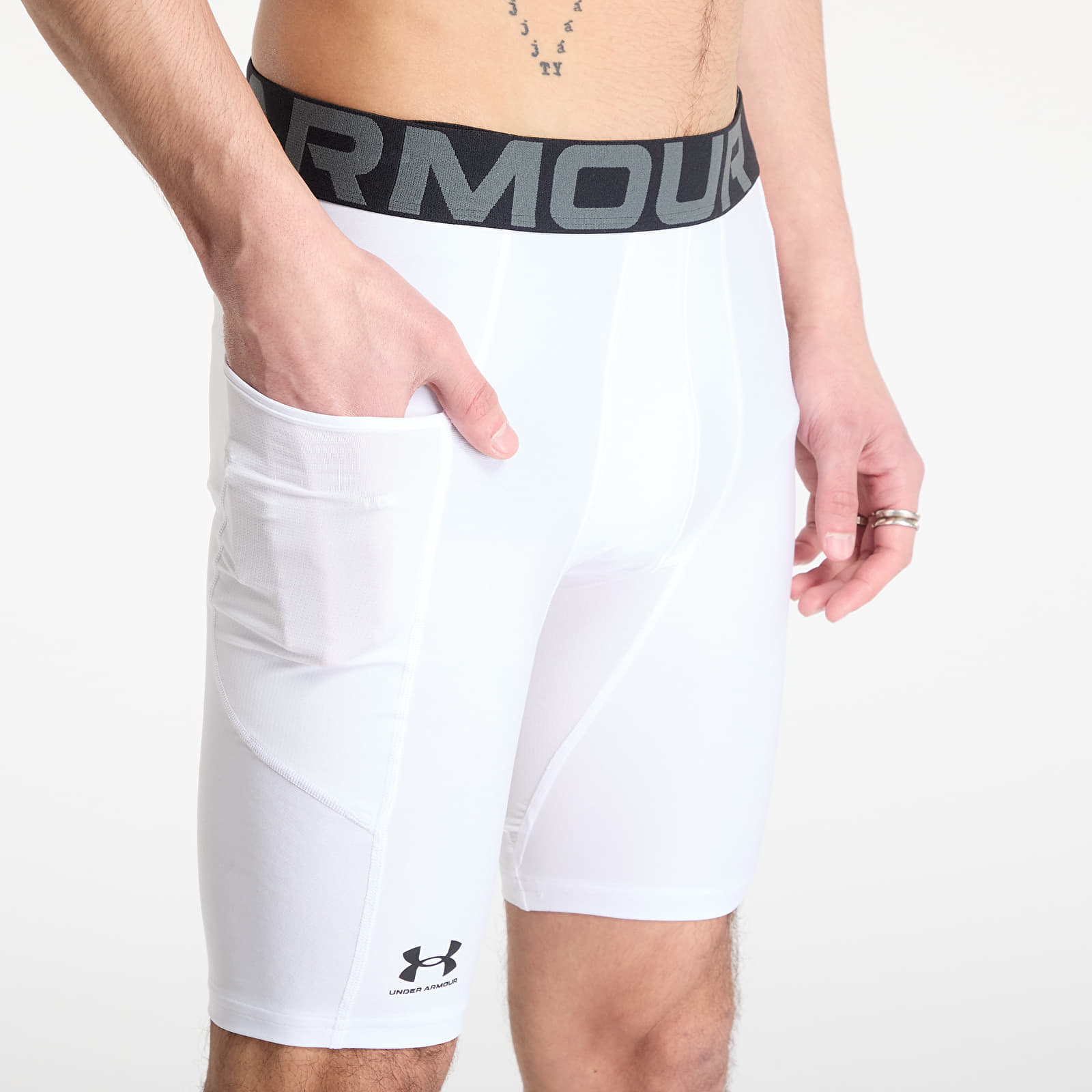 Σορτς Under Armour Hg Armour Long Shorts White/ Black XS