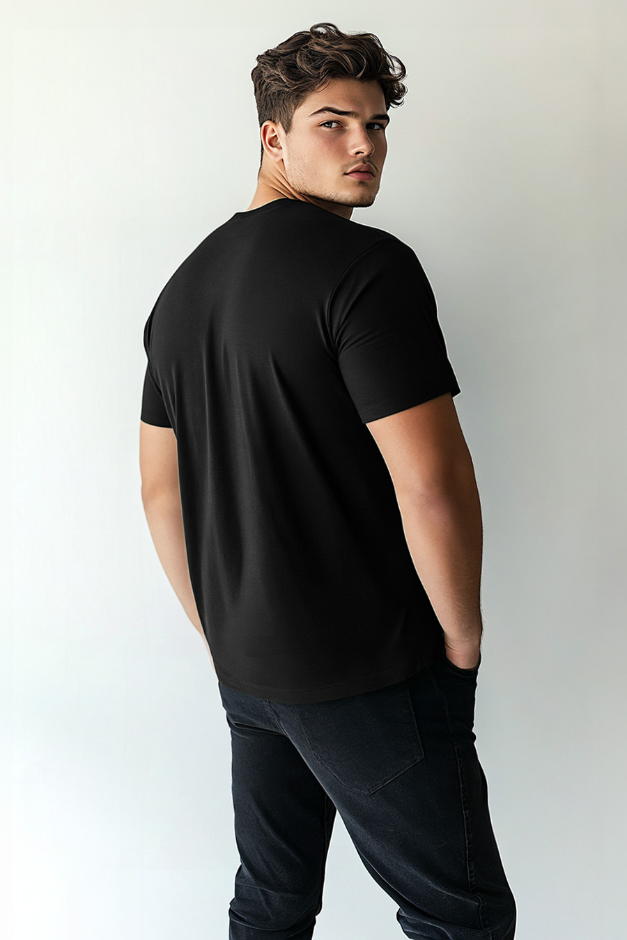 UnitedKind Calcio Vintage, T-Shirt σε Μαύρο Χρώμα