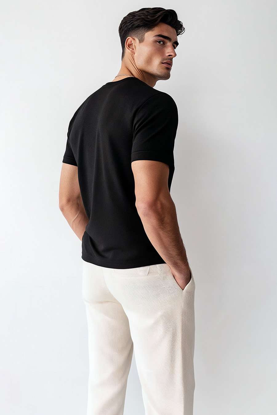 UnitedKind Calcio Vintage, T-Shirt σε Μαύρο Χρώμα