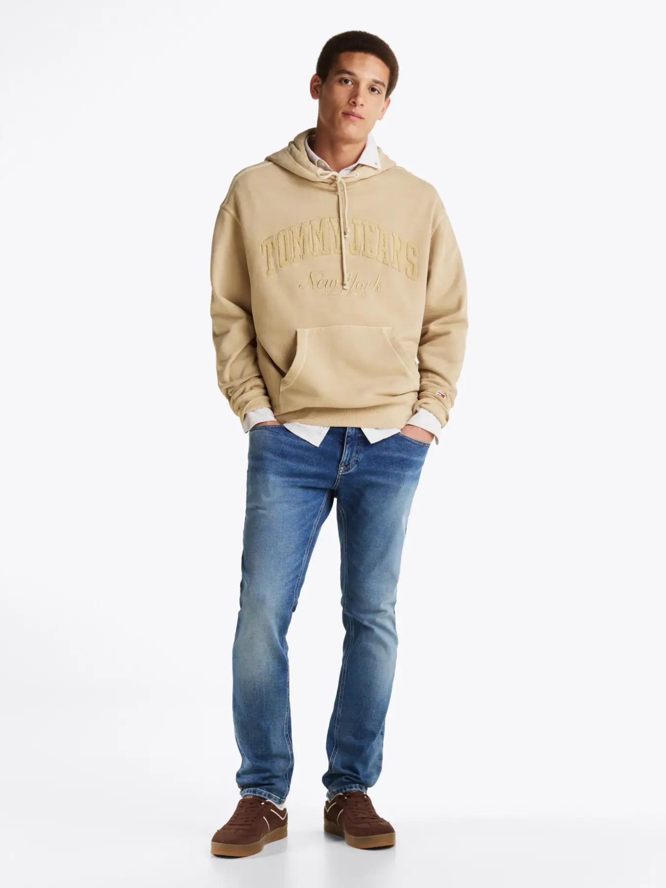 Tommy Hilfiger - Ανδρικό Παντελόνι Τζιν Ελαστικό Scanton Slim Fit DM0DM20535-1A5 Μπλε