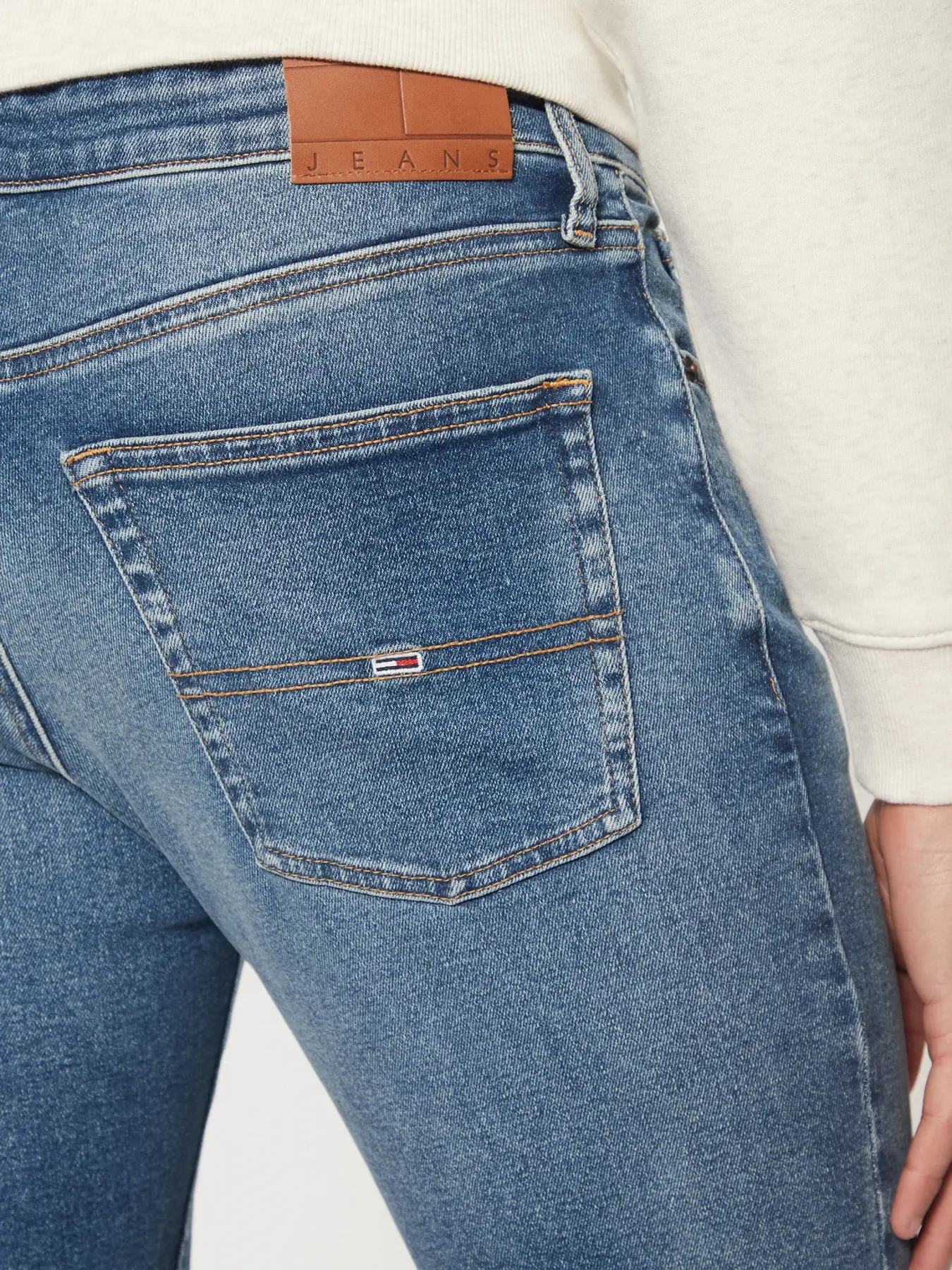 Tommy Hilfiger - Ανδρικό Παντελόνι Τζιν Ελαστικό Scanton Slim Fit DM0DM20535-1A5 Μπλε