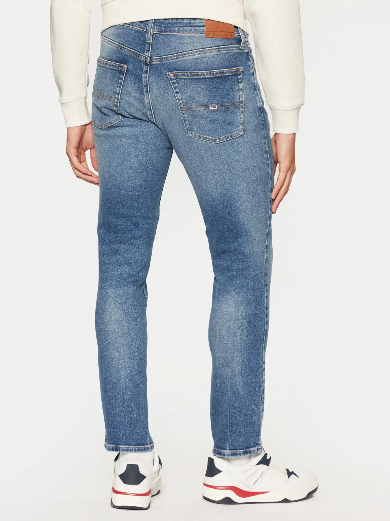 Tommy Hilfiger - Ανδρικό Παντελόνι Τζιν Ελαστικό Scanton Slim Fit DM0DM20535-1A5 Μπλε