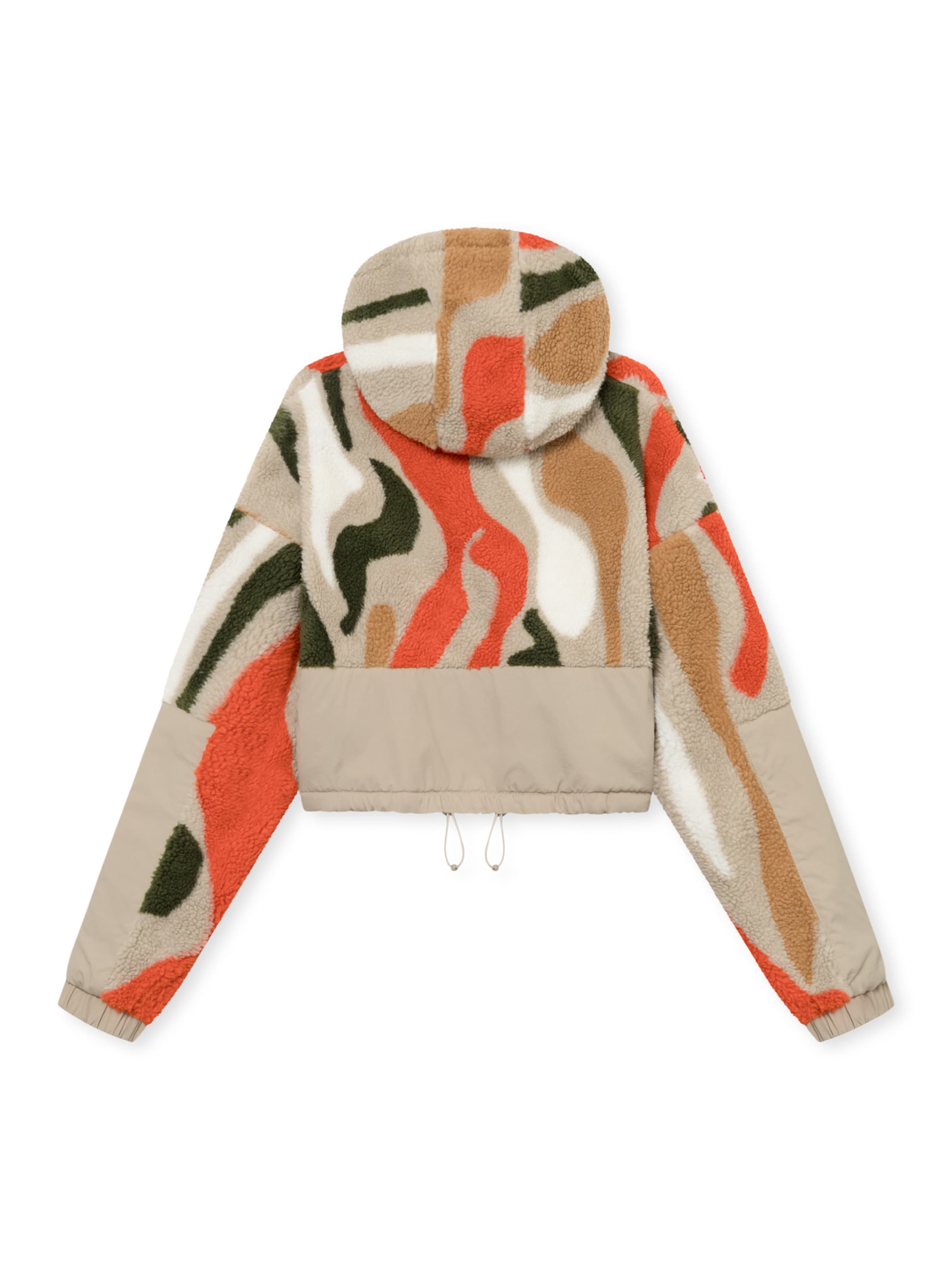 Johnny Urban Ζακέτα φλις 'Carey' μπεζ / καμηλό / σκούρο πράσινο / αστακί