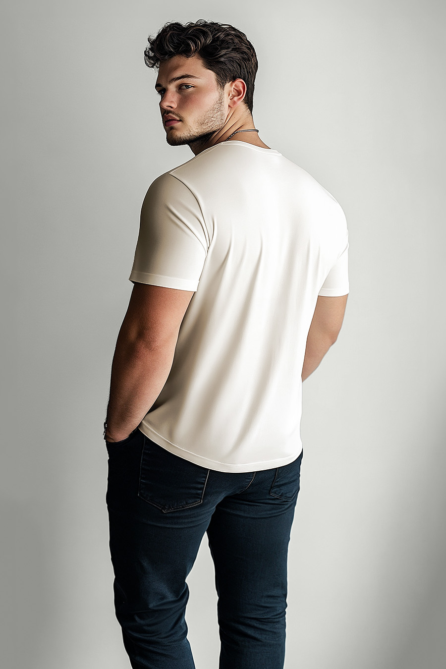 UnitedKind Italia Xi, T-Shirt σε Εκρού Χρώμα