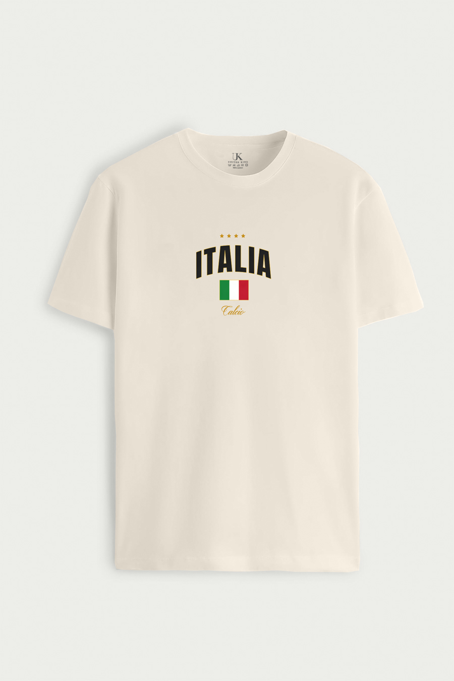 UnitedKind Italia Xi, T-Shirt σε Εκρού Χρώμα