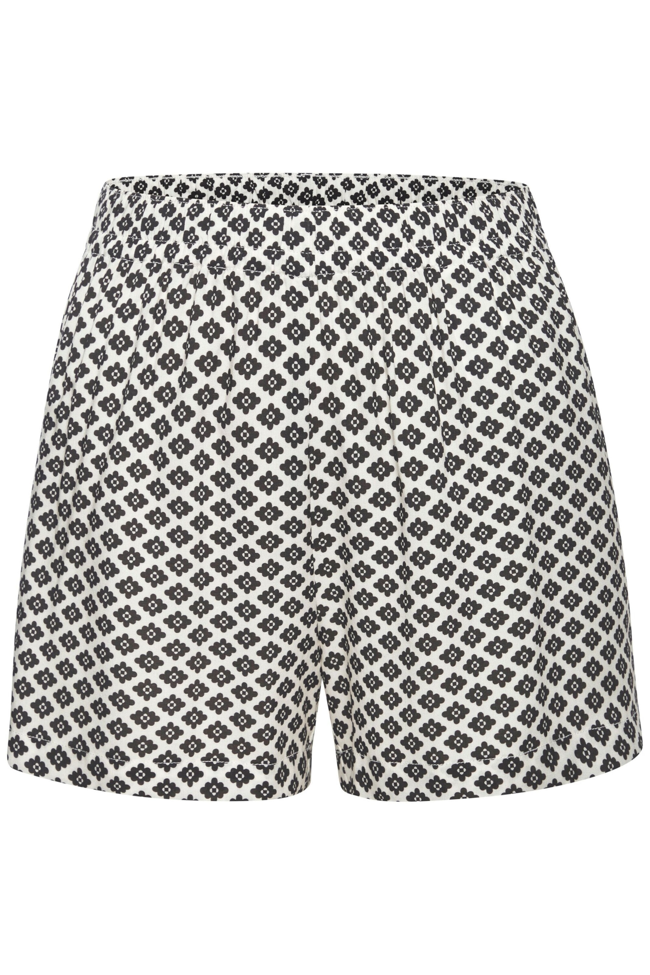 LASCANA Παντελόνι πιτζάμας μαύρο / λευκό