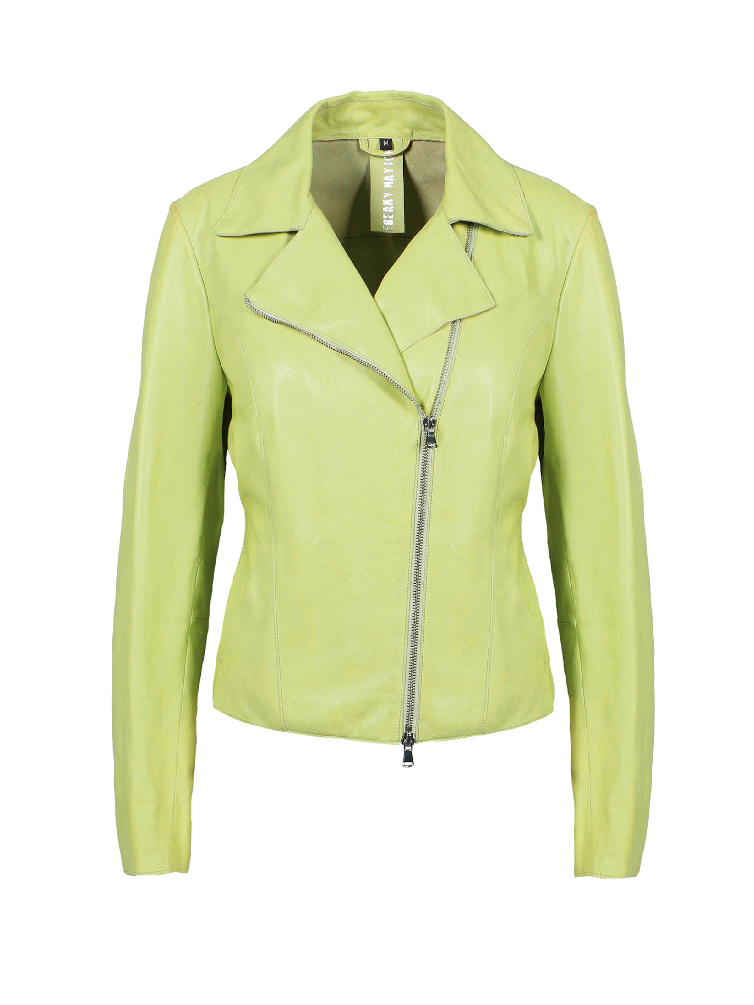 FREAKY NATION Φθινοπωρινό και ανοιξιάτικο μπουφάν 'Summer Breeze' πράσινο / ασημί