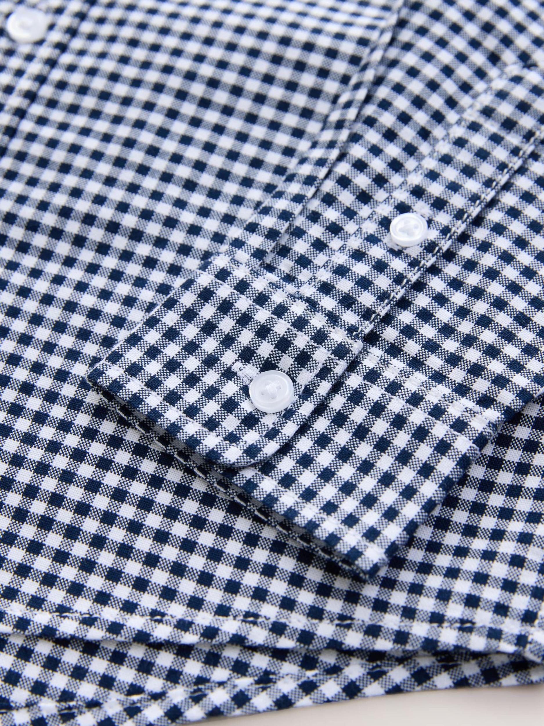 Next Πουκάμισο ναυτικό μπλε / λευκό