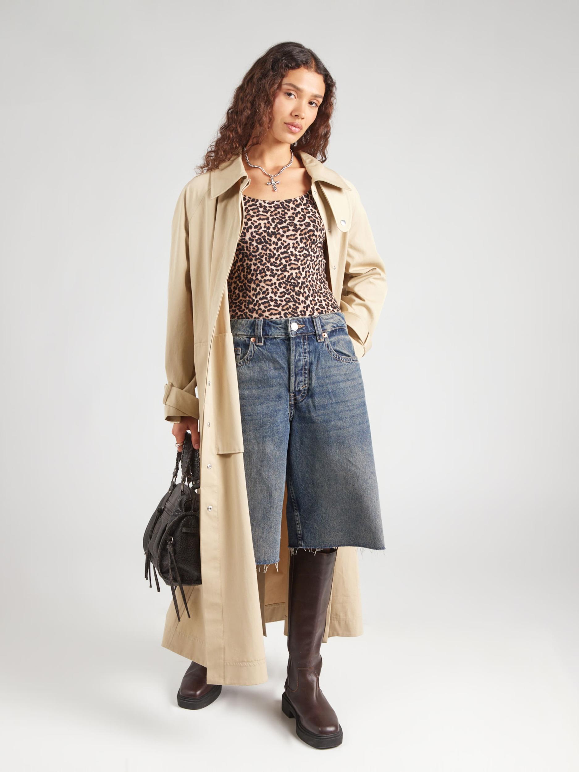 ONLY Κορμάκι-μπλουζάκι 'ONLLove' μπεζ / μαύρο