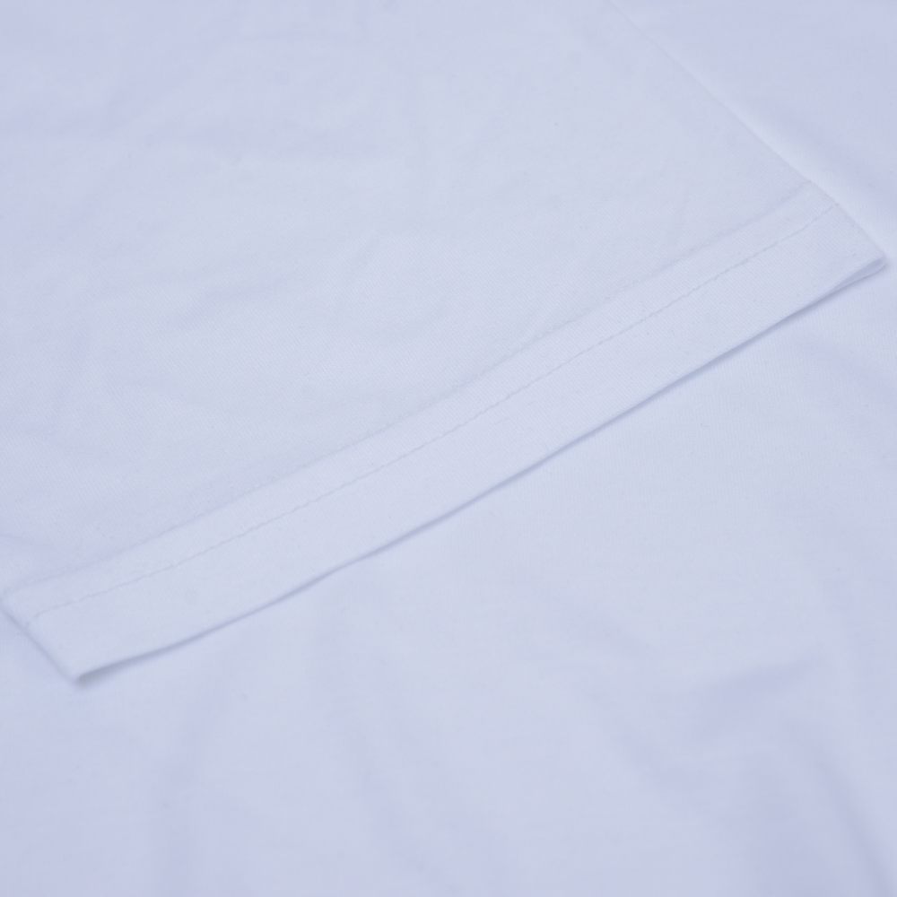 Prince Oliver Crew Neck Τ-Shirt Λευκό in Tencel Fabric Modern Fit