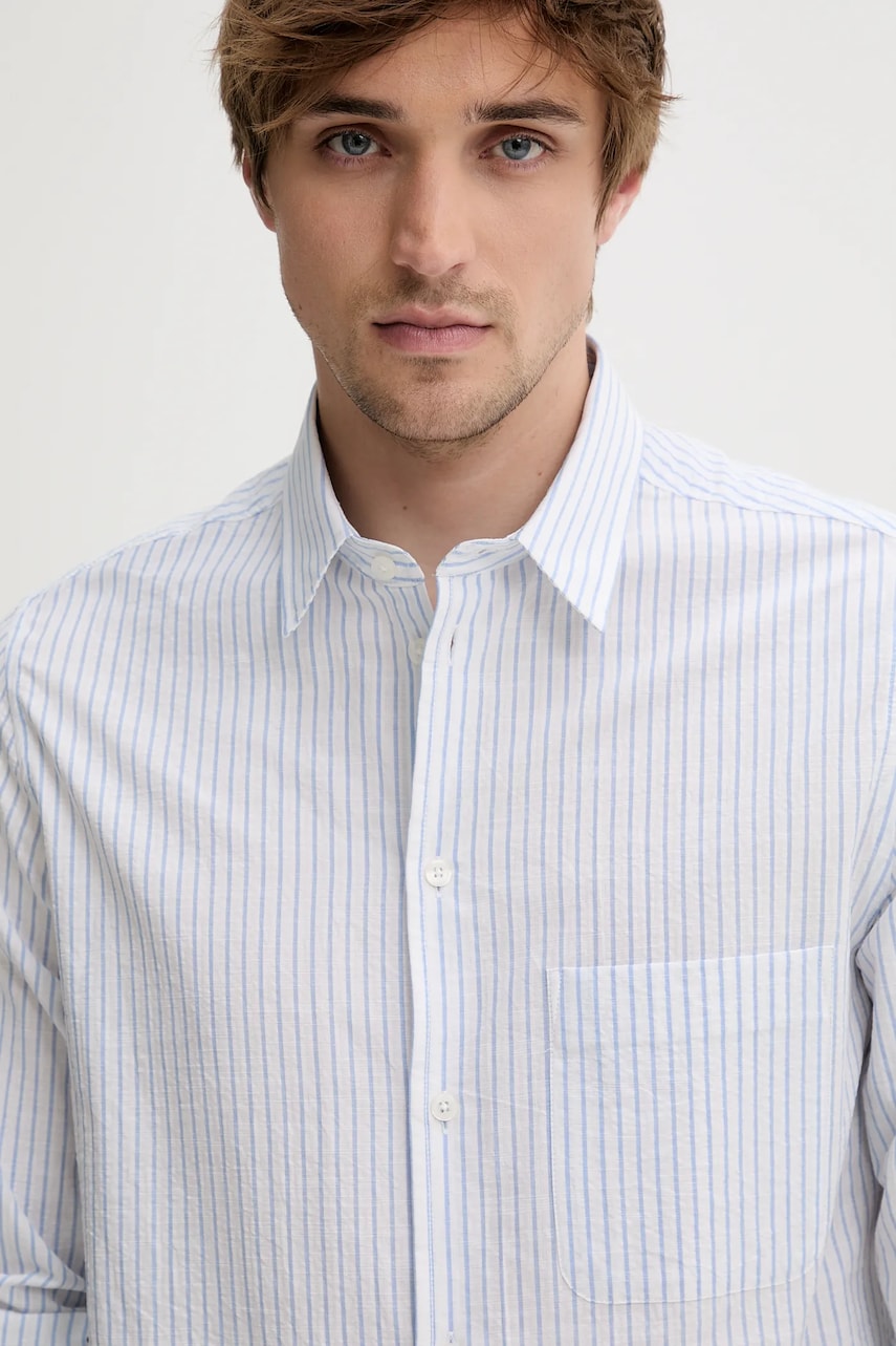 Βαμβακερό πουκάμισο Samsoe Samsoe SARYAN