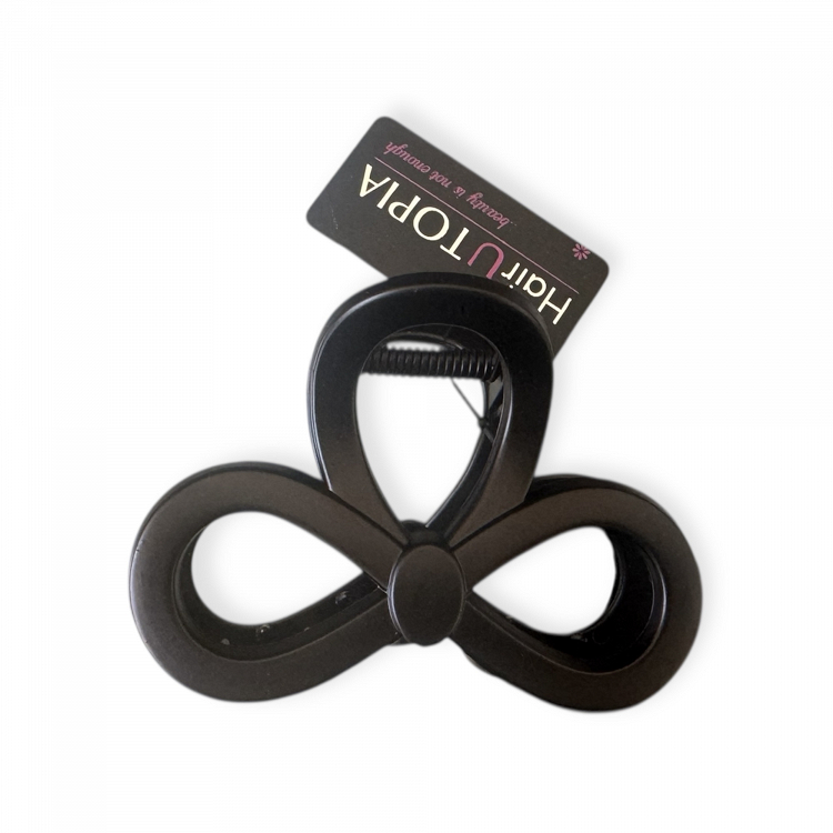 κλαμερ μαλλιων 10972 hairutopia 8cm - ΜΑΥΡΟ