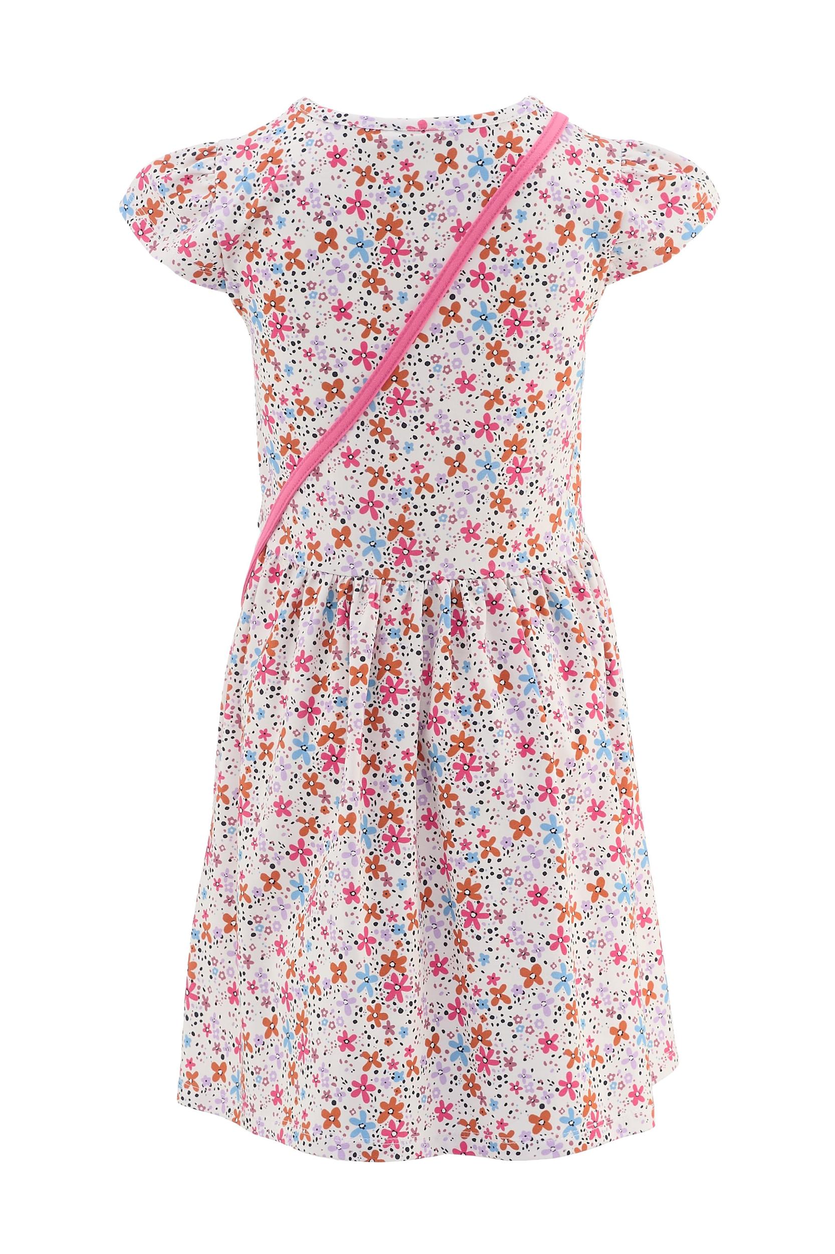 happy girls Φόρεμα γαλάζιο / καφέ / πασχαλιά / ροζ παστέλ