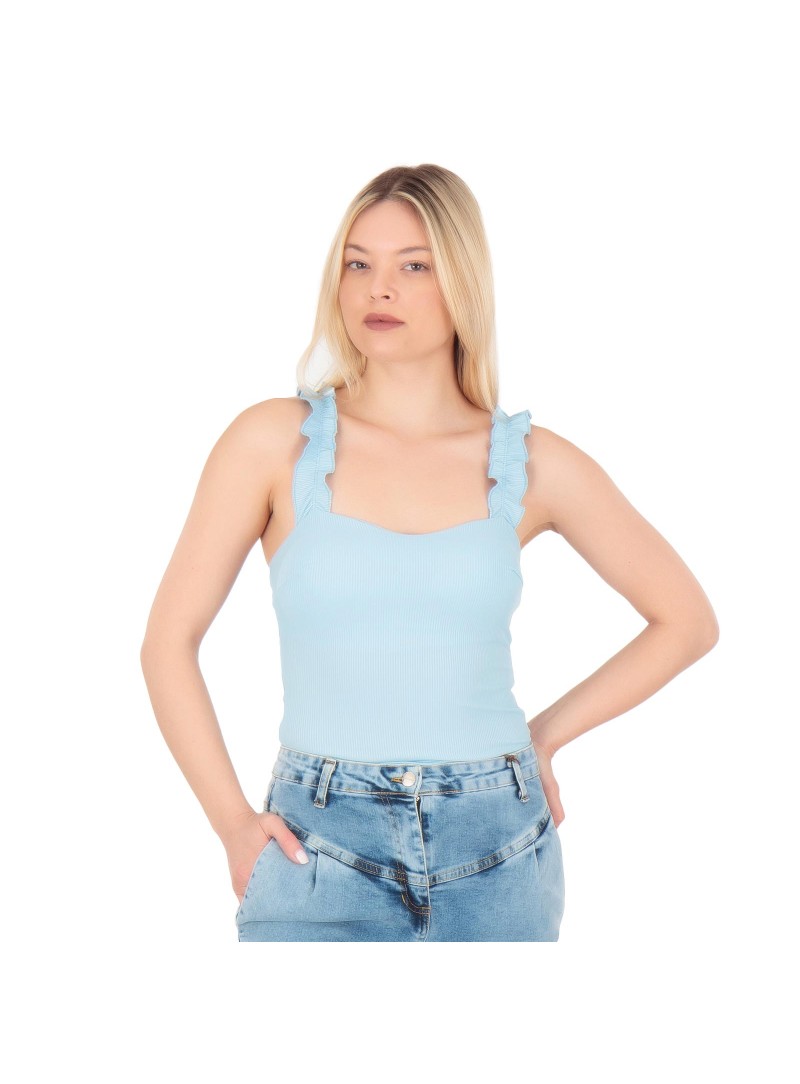 Silia D Γαλάζιο Κορμάκι με Βολάν