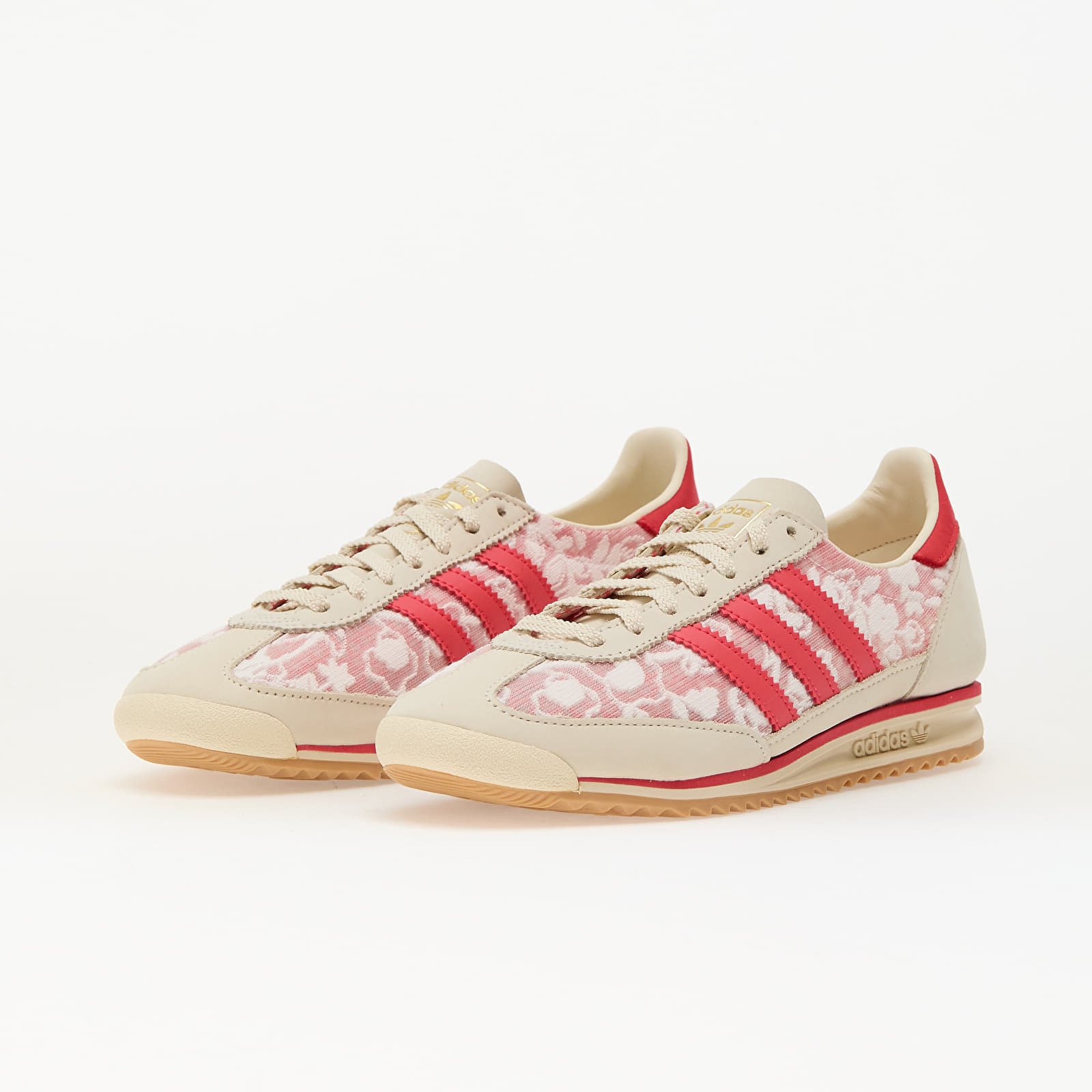 adidas Originals adidas SL 72 OG X Liberty London Ftwr White/ Semi Green Spark/ Gum 3