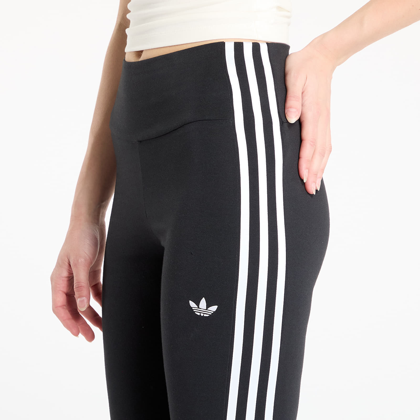 adidas Originals Κολάν adidas Adicolor 3-Stripes Leggings Black/ White XS