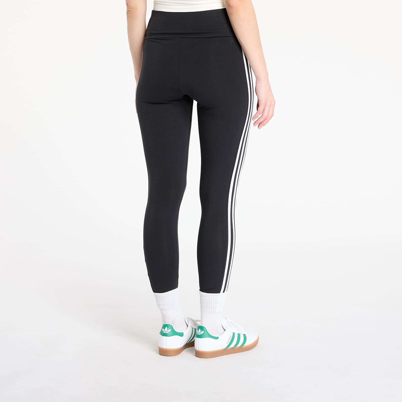 adidas Originals Κολάν adidas Adicolor 3-Stripes Leggings Black/ White XS