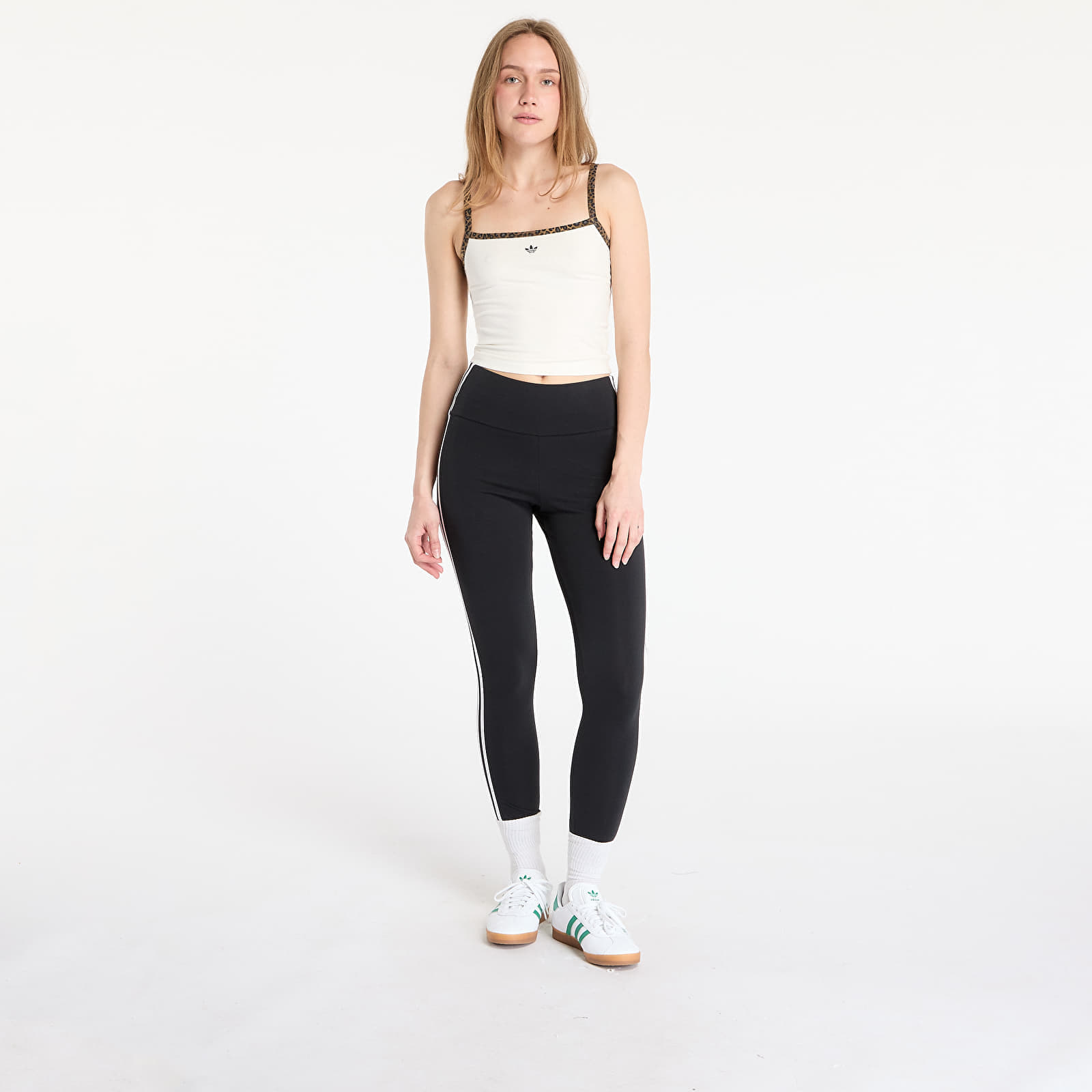 adidas Originals Κολάν adidas Adicolor 3-Stripes Leggings Black/ White XS