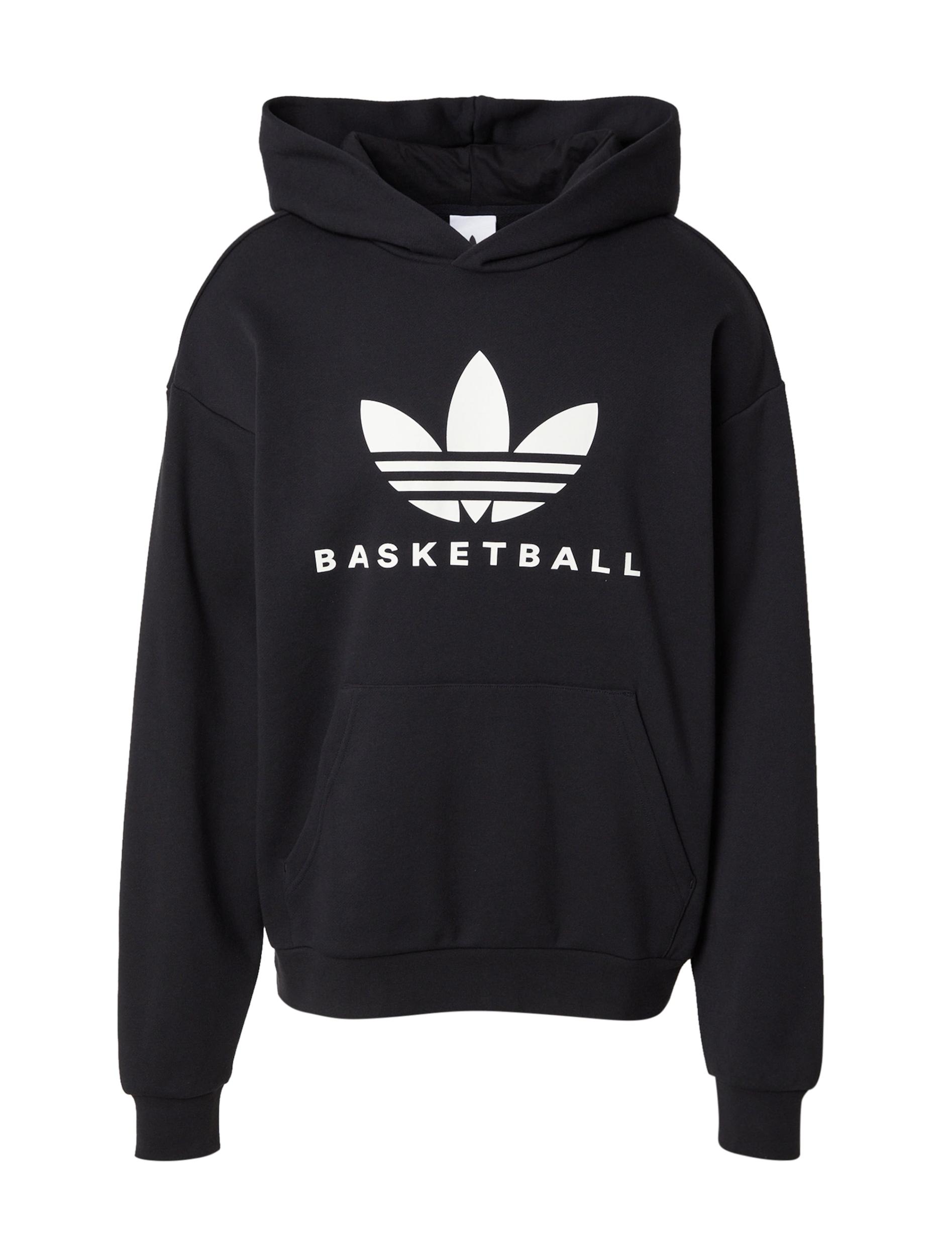 ADIDAS ORIGINALS Μπλούζα φούτερ 'OG FOUN.' μαύρο / λευκό