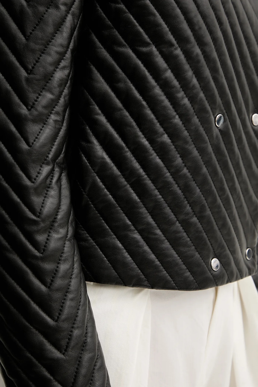 Δερμάτινο μπουφάν BOSS Bashinah