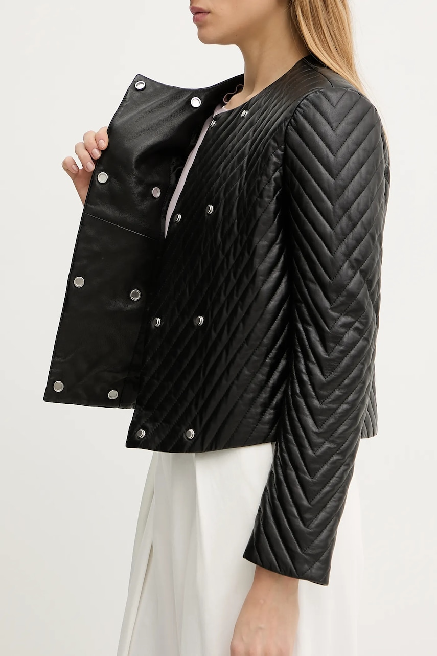 Δερμάτινο μπουφάν BOSS Bashinah