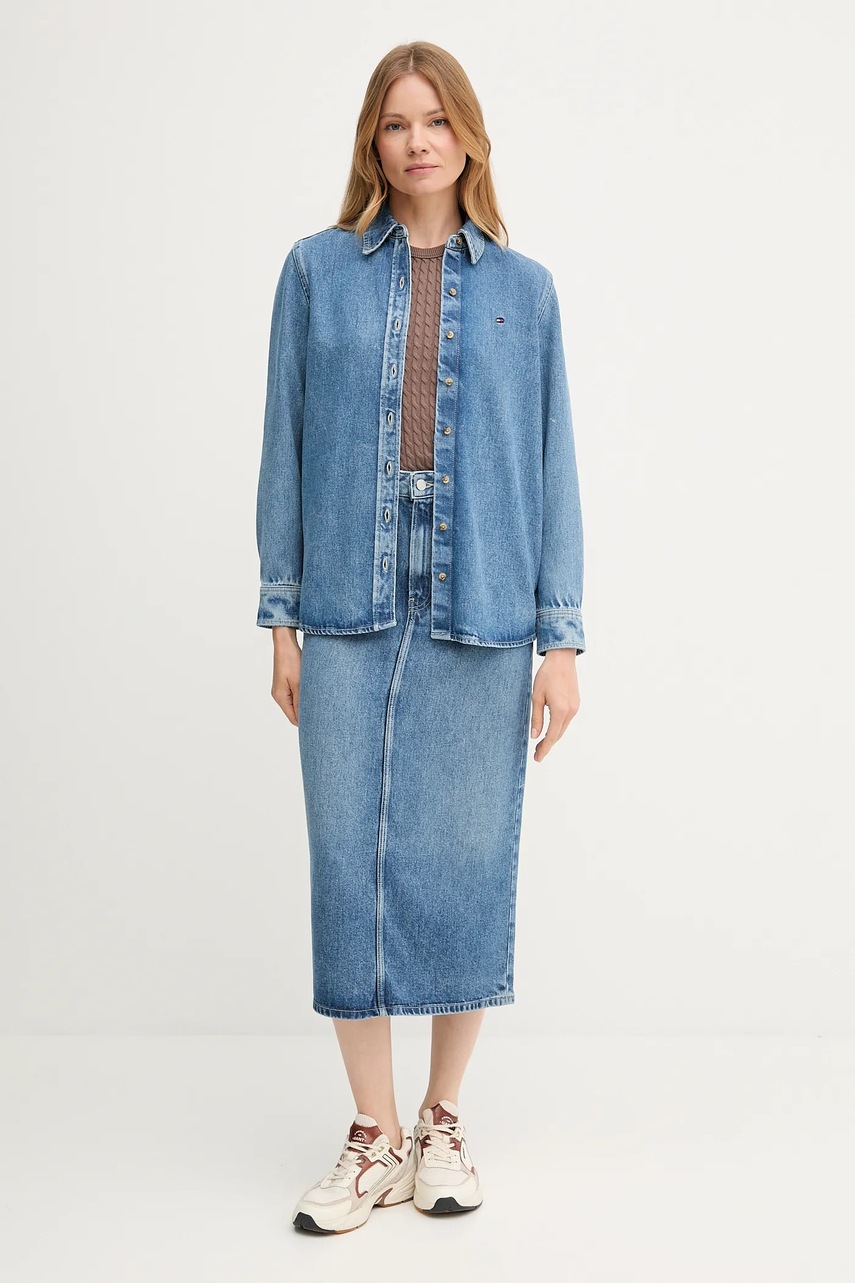 Τζιν πουκάμισο Tommy Hilfiger