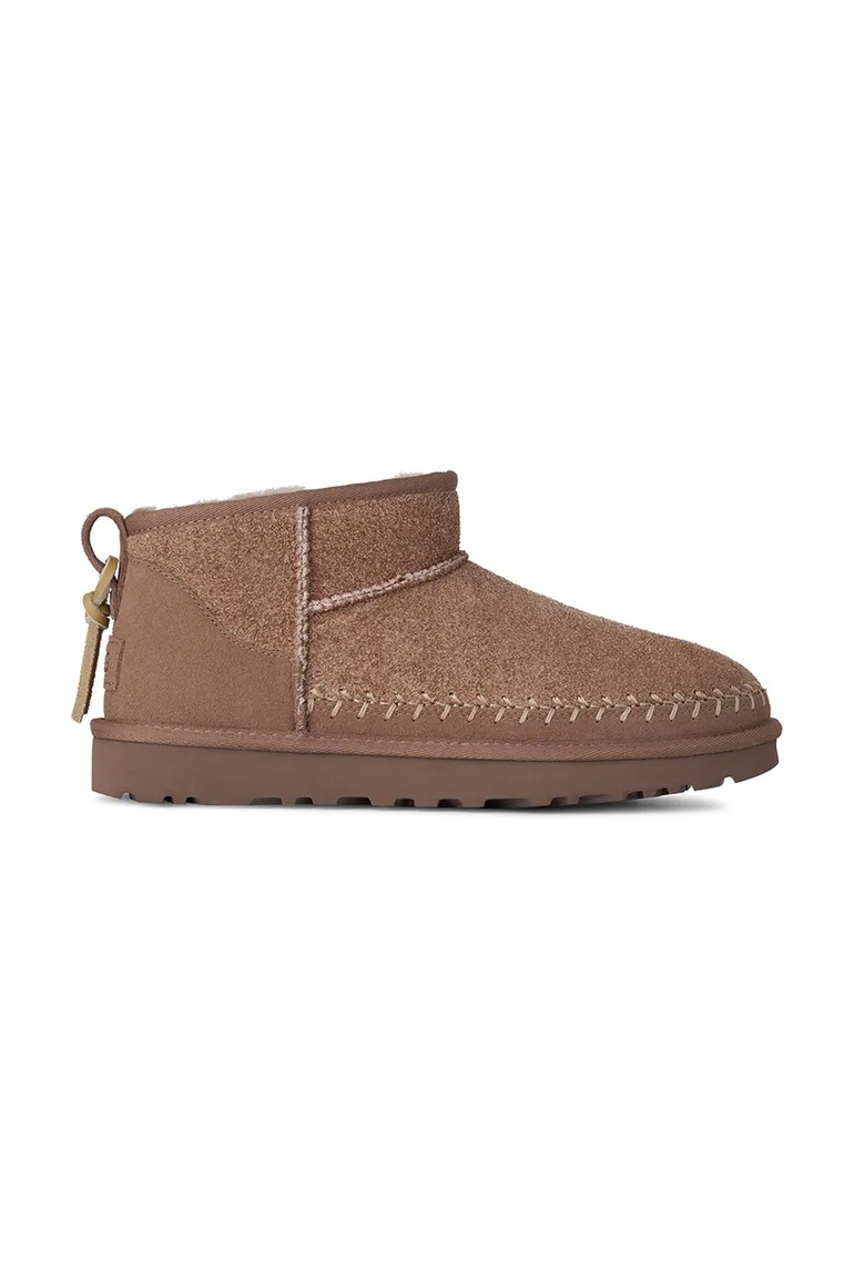 Μπότες χιονιού σουέτ UGG Classic Ultra Mini Biarritz