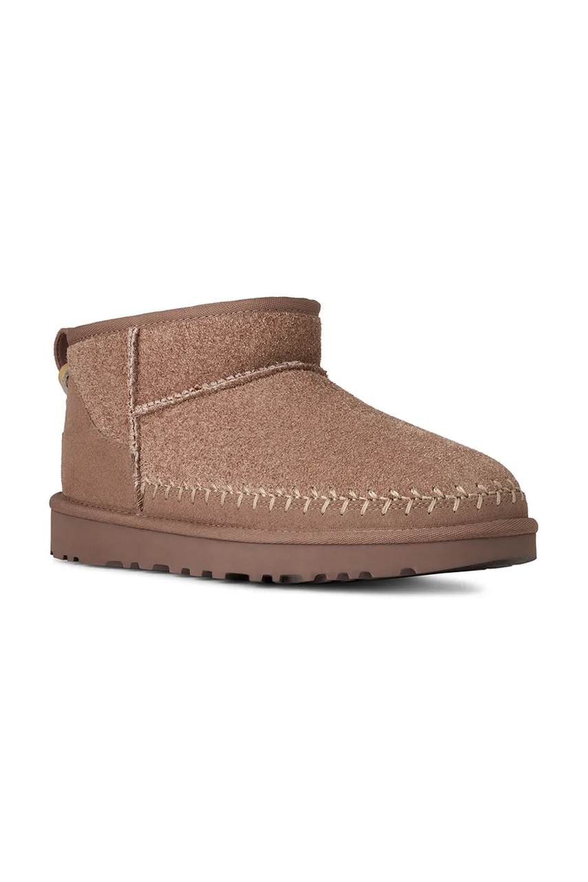 Μπότες χιονιού σουέτ UGG Classic Ultra Mini Biarritz