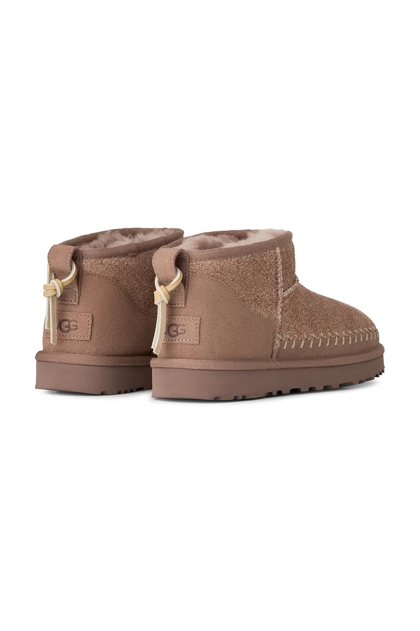 Μπότες χιονιού σουέτ UGG Classic Ultra Mini Biarritz