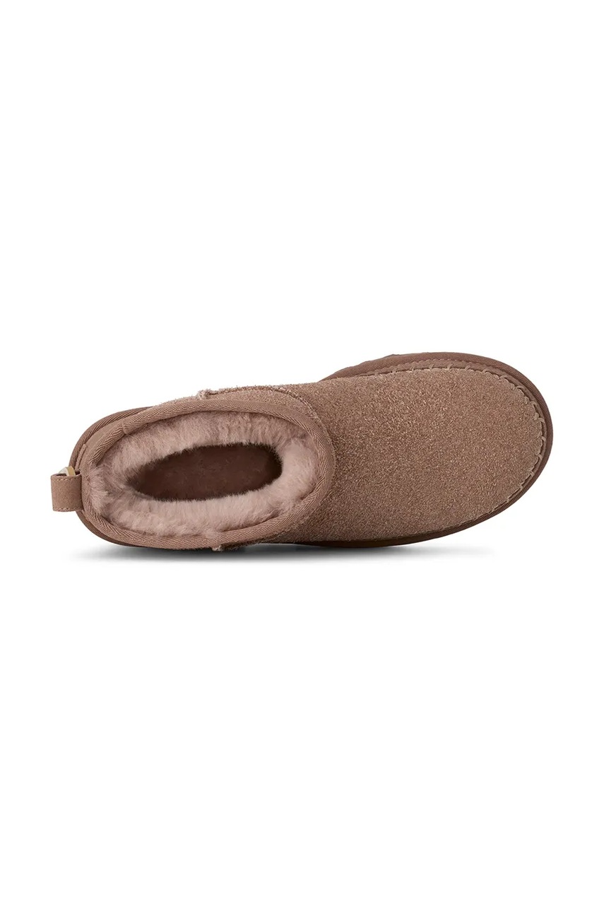 Μπότες χιονιού σουέτ UGG Classic Ultra Mini Biarritz