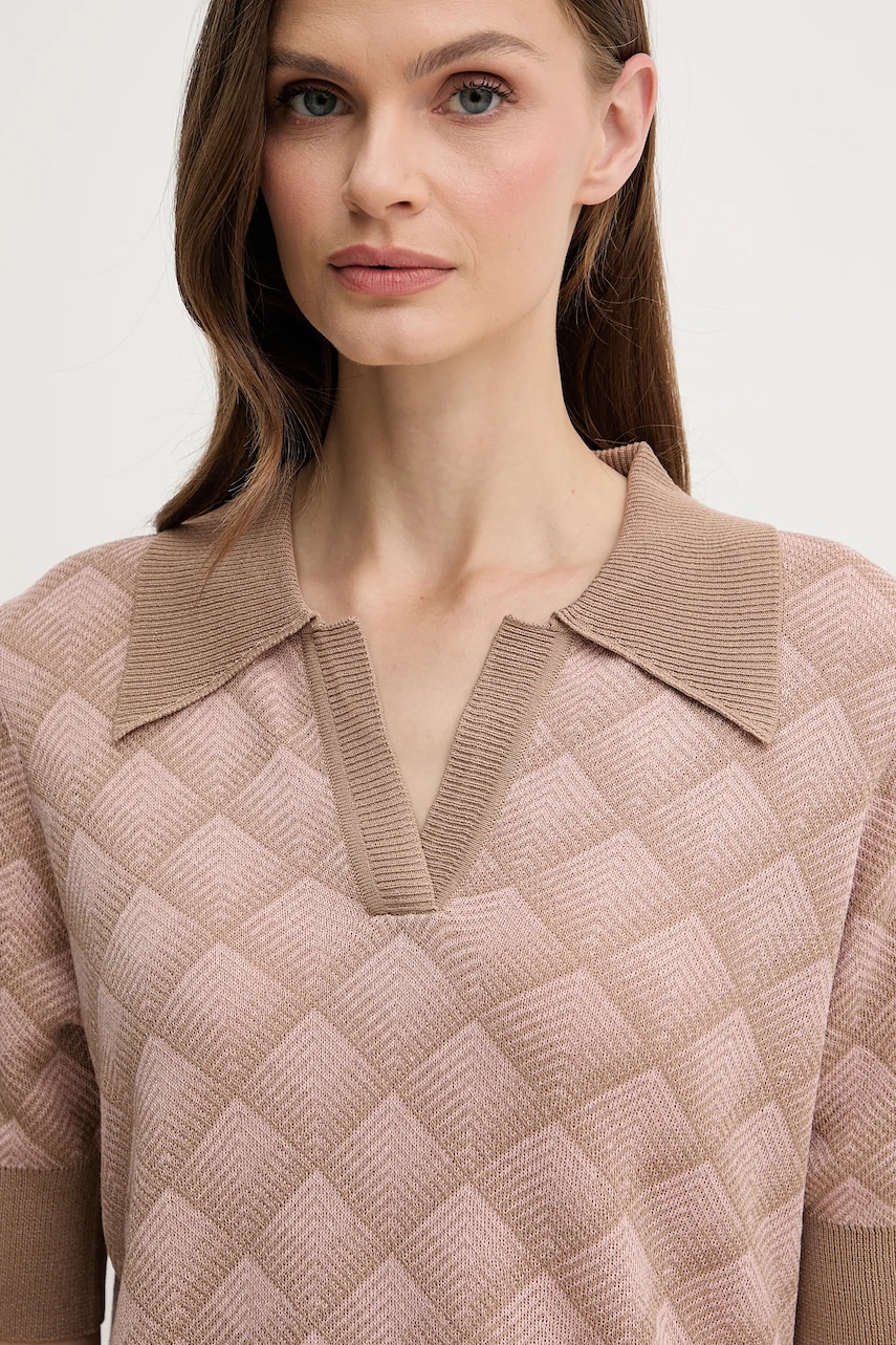 Πόλο με μείγμα με λινό Silvian Heach CHATZID