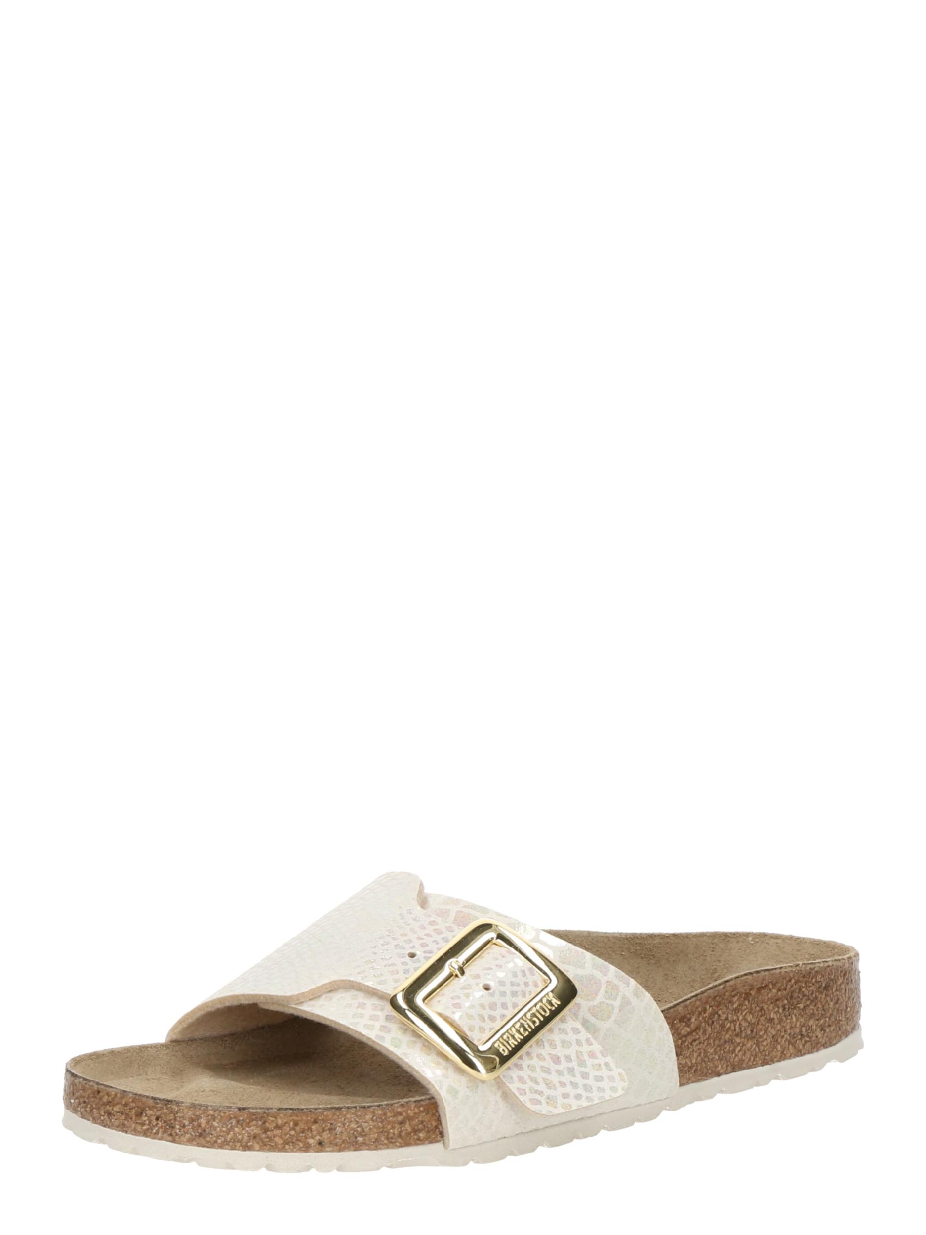 BIRKENSTOCK Μιούλ 'Catalina' μπεζ / λευκό μαλλιού