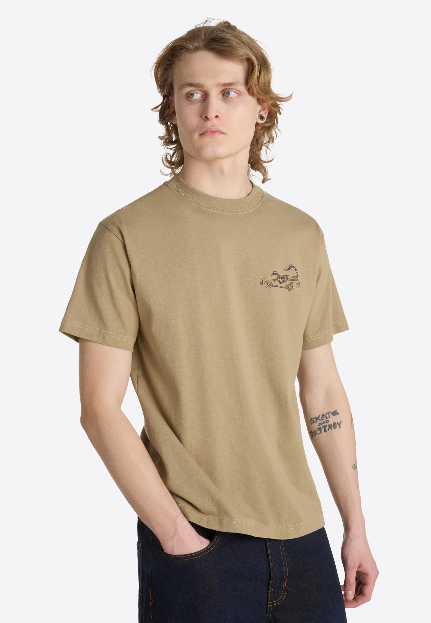 VANS Μπλουζάκι 'Sting Wagon' λαδί / μαύρο