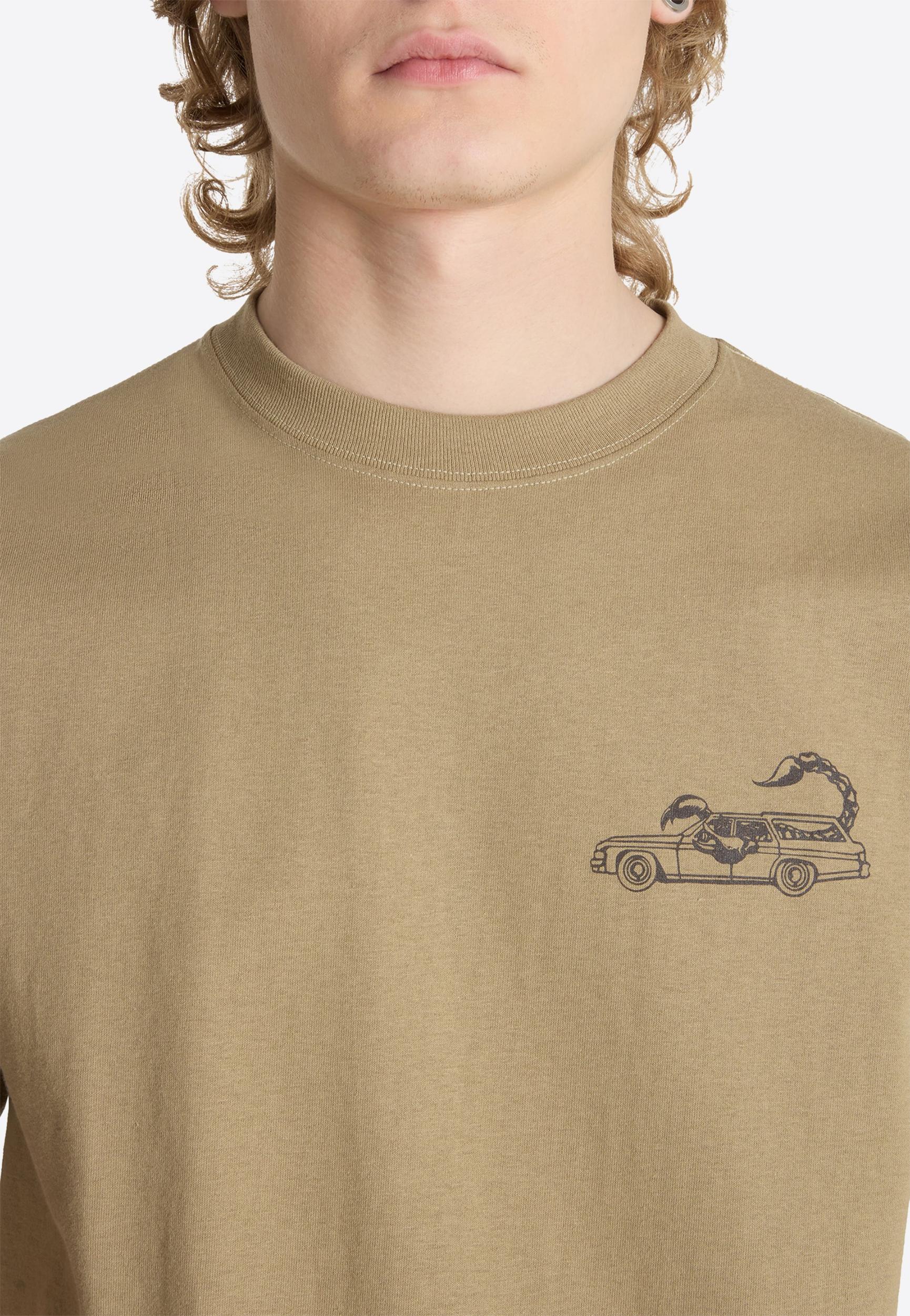 VANS Μπλουζάκι 'Sting Wagon' λαδί / μαύρο