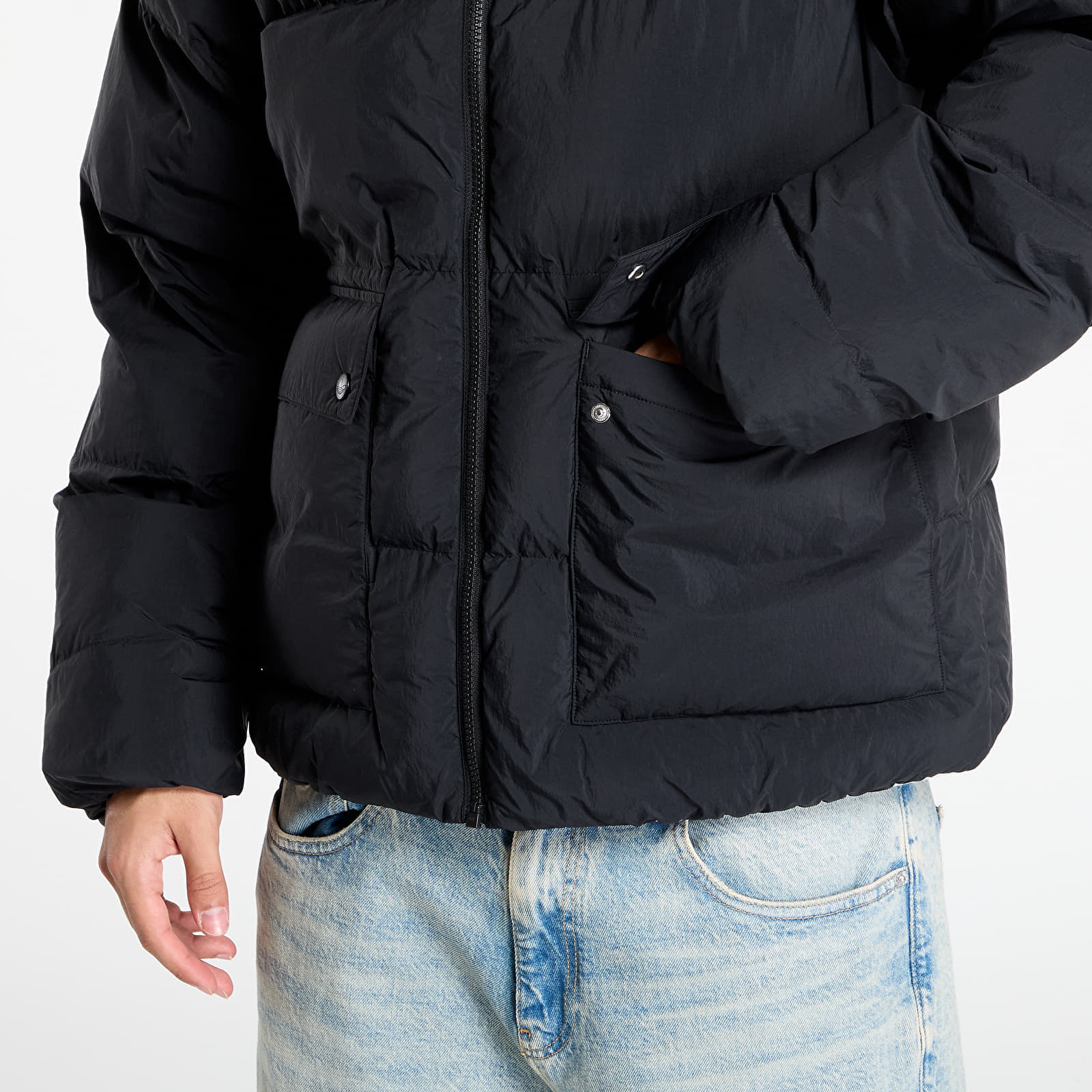 adidas Originals Μπουφάν adidas Tonal Hooded Puffer Jacket Black XL