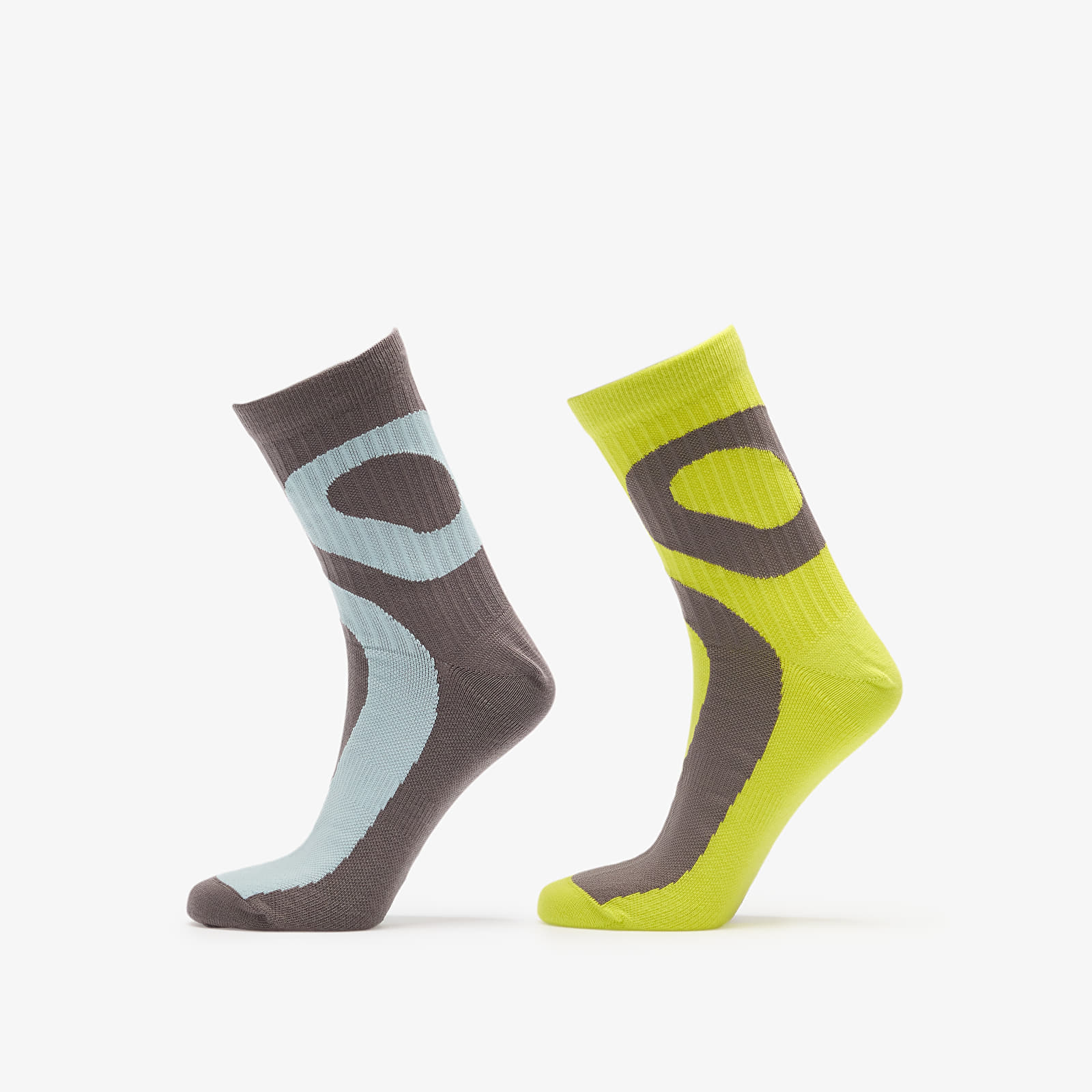 Κάλτσες On Liquid Logo Sock High 2-Pack Lime/ Eclipse S