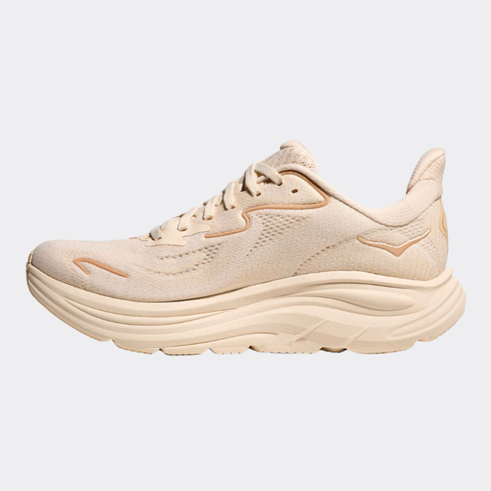 HOKA Clifton 10 Γυναικεία Running Shoes σε Μπεζ Χρώμα