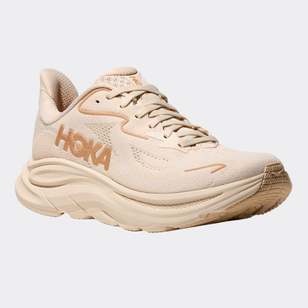 HOKA Clifton 10 Γυναικεία Running Shoes σε Μπεζ Χρώμα