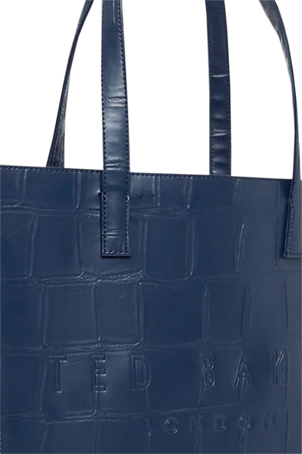 TED BAKER Τσαντα Croccon Croc Effect Large Icon 281631 navy