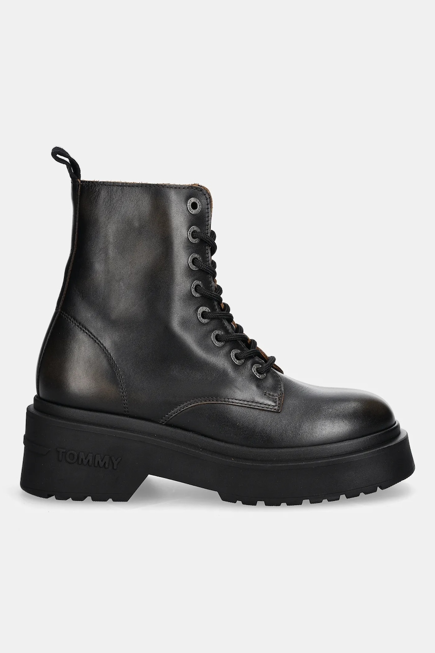 Δερμάτινα workers Tommy Jeans TJW CHUNKY RUGGED BOOT