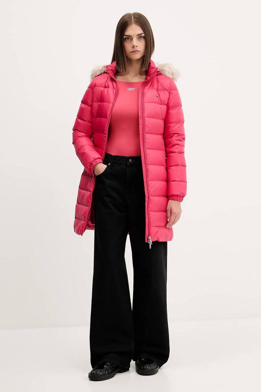 Μπουφάν με επένδυση από πούπουλα Tommy Jeans