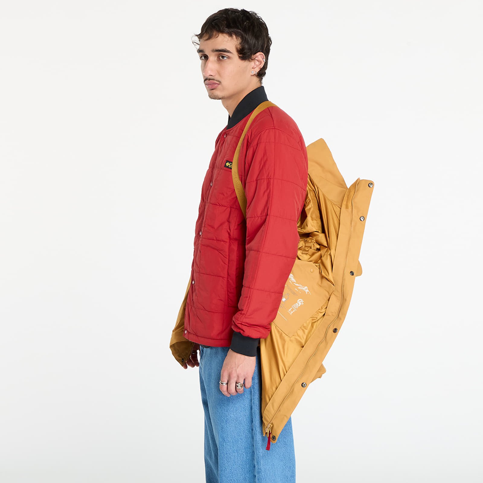 Μπουφάν Columbia High Cascades Interchange Reversible Bomber Jacket Maple Sugar L