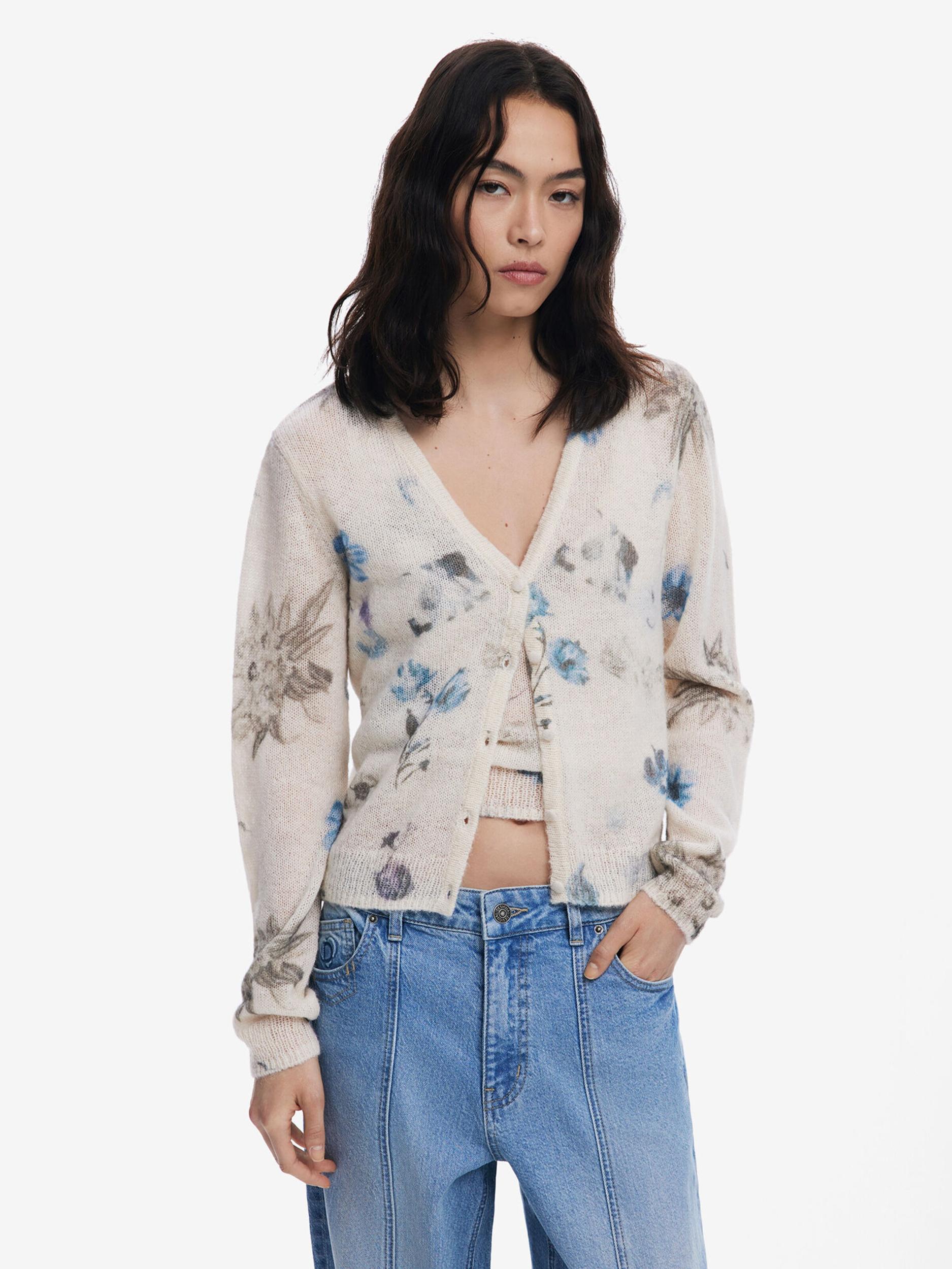 Desigual Πουλόβερ λευκό