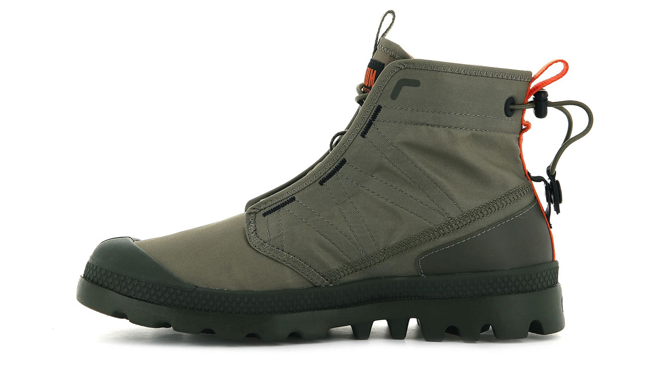 Palladium Pampa Travel Lite Dusky Green - Οι άνδρες - Παπούτσια Palladium - Πράσινος - 77039-308-M - Μέγεθος: 37
